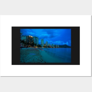 Sunset in Waikiki Posters and Art